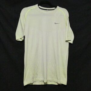 NIKE Dri-Fit | large | Neon Green Short Sleeve Exercise Shirt